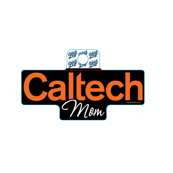 Caltech mom sticker